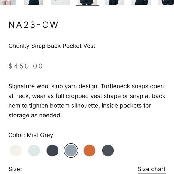 NFP Navy Blue Knit Turtleneck Sweater - Picture 15 of 16